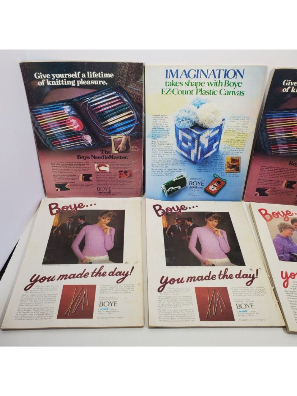 McCalls Needlework Crafts Magazines 6 Lot 1982 Christmas Sewing Knitting 1980s - Picture 6 of 9